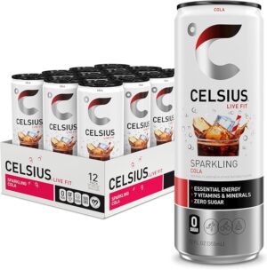 CELSIUS Green Tea Peach Mango Energy Drink